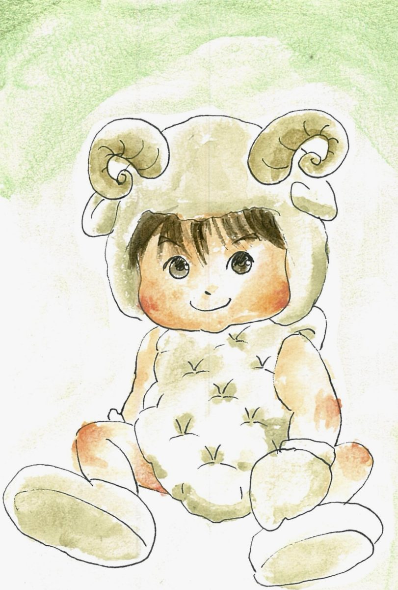 水彩かわいい似顔絵